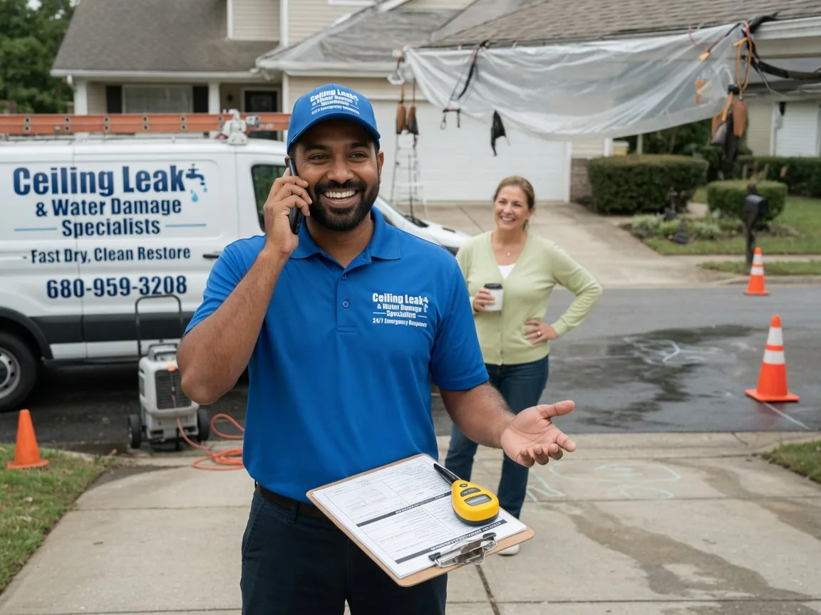 Ceiling Leak Cleanup Eagle Grove, IA FAQs